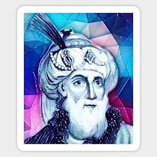 Flavius Josephus Snow Portrait | Flavius Josephus Artwork 13 Sticker